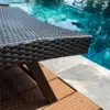 Ghế Nằm Hồ Bơi Mây Nhựa Faro