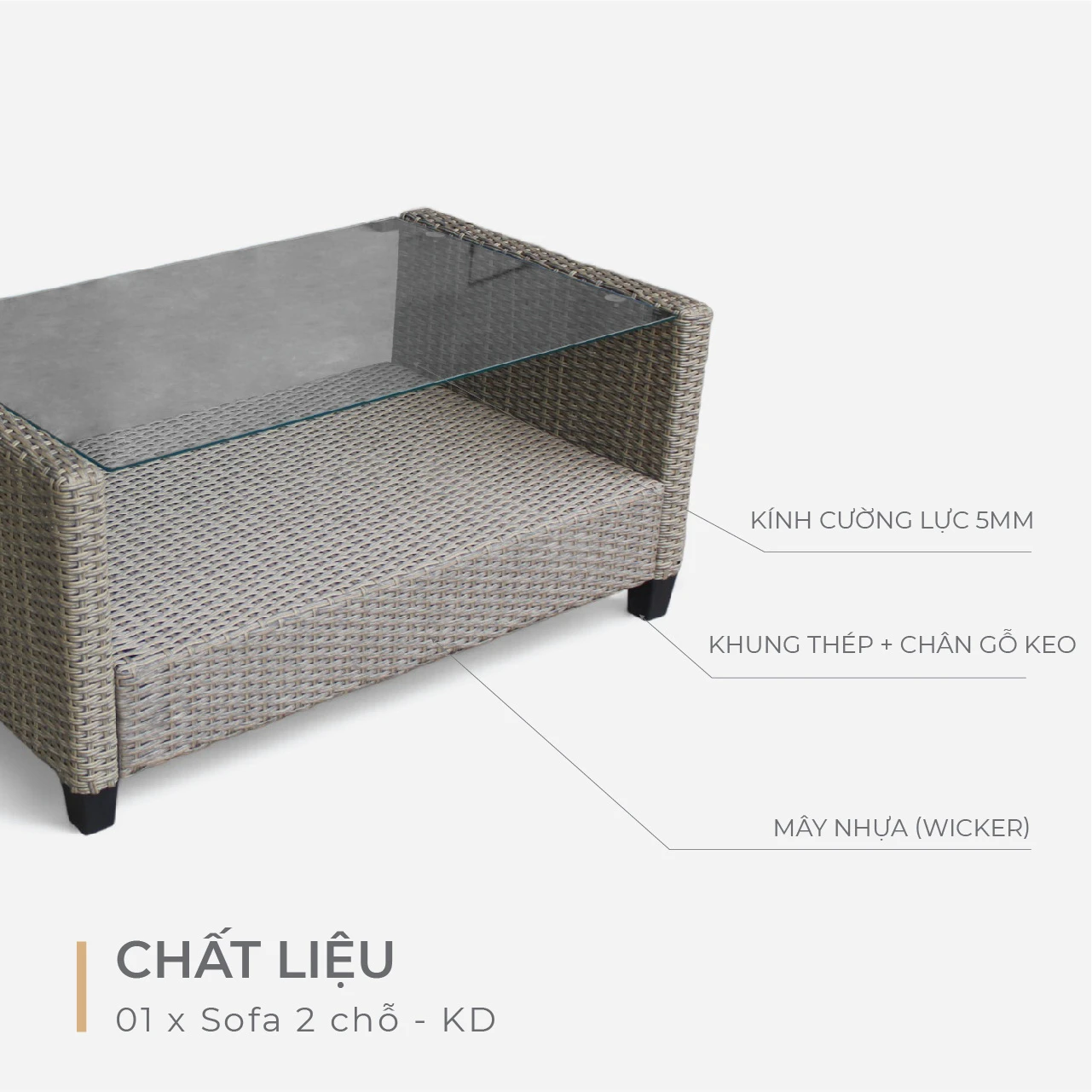 Bộ Sofa Mây Nhựa Versailles 23 Bộ Sofa Mây Nhựa Versailles