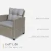 Bộ Sofa Mây Nhựa Versailles 16 Bộ Sofa Mây Nhựa Versailles