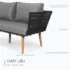 Bộ Sofa Dây Rope Luarca Made4Home