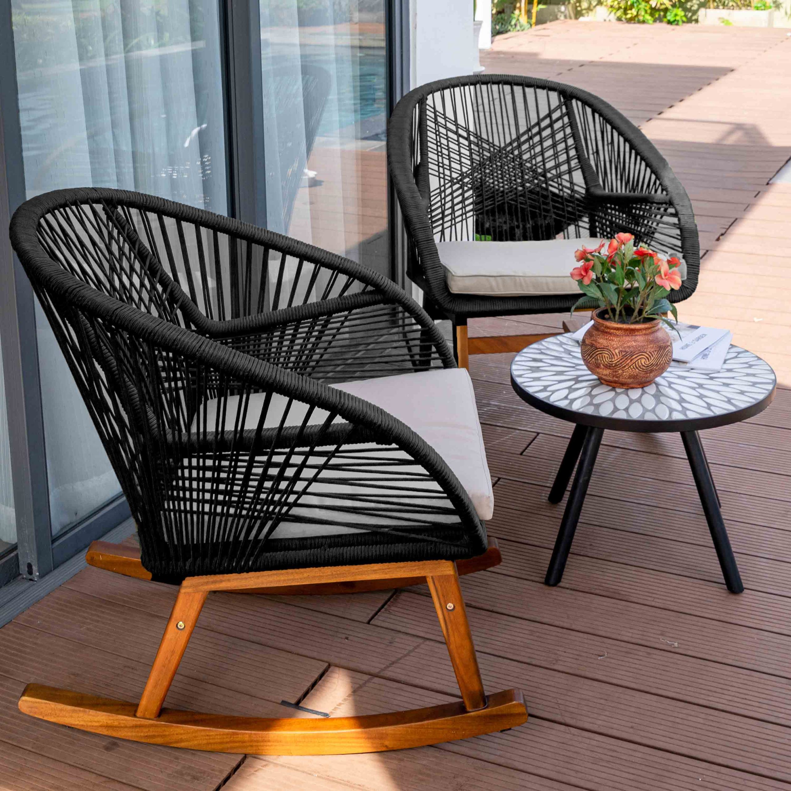 Bộ Bàn Ghế Dây Rope Lucerne