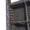 Ghế Mây Nhựa Imperial - Thiết kế công thái học, khung sắt sơn tĩnh điện.