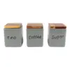 Hũ Gốm Sứ Đựng Thực Phẩm LOTUS (Coffee - Tea - Sugar) 9 Hũ Gốm Sứ Đựng Thực Phẩm LOTUS (Coffee - Tea - Sugar)