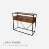Bàn Trang Trí Nội Thất - Bàn Dựa Tường - Bàn Chân Quỳ 9 Bàn Trang Trí Nội Thất - Bàn Dựa Tường - Bàn Chân Quỳ