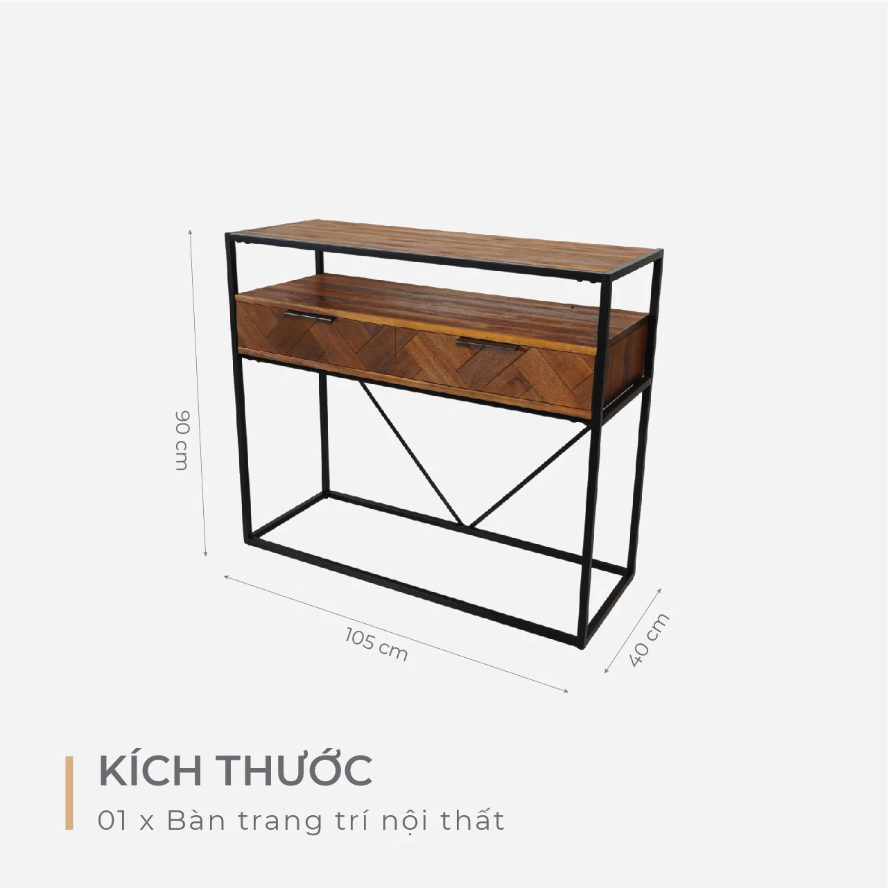 Bàn Trang Trí Nội Thất - Bàn Dựa Tường - Bàn Chân Quỳ 16 Bàn Trang Trí Nội Thất - Bàn Dựa Tường - Bàn Chân Quỳ