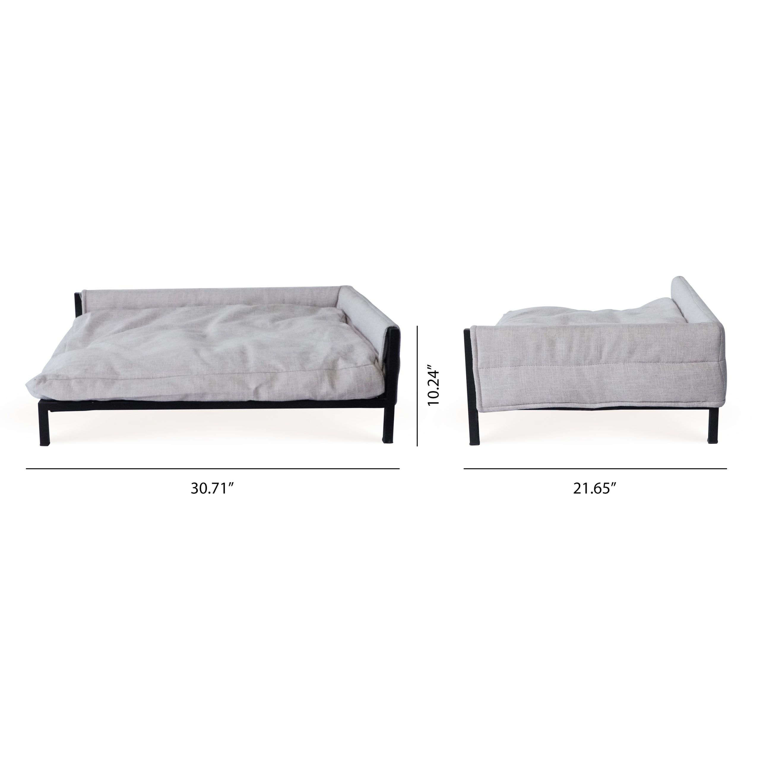 Giường Sofa Hình Chữ Nhật Cho Chó Mèo – Vải Teddy 
