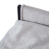 Giường Sofa Hình Chữ Nhật Cho Chó Mèo – Vải Teddy Trắng Kem