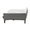 Giường Sofa Hình Chữ Nhật Cho Chó Mèo – Vải Teddy Trắng Kem