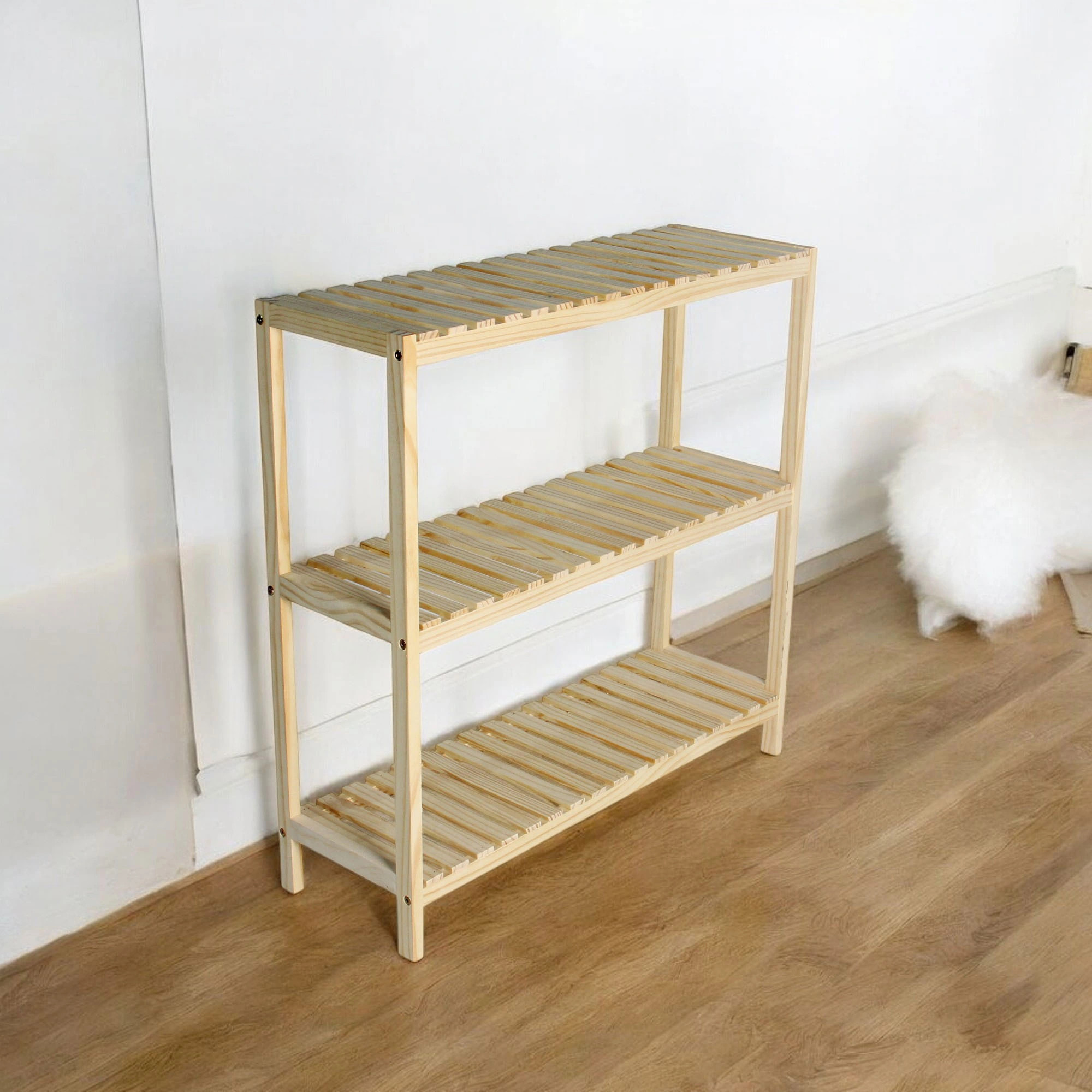 Kệ Dép Gỗ 3 Tầng Pine Lắp Ráp Made4Home 13 Kệ Dép Gỗ 3 Tầng Pine Lắp Ráp Made4Home