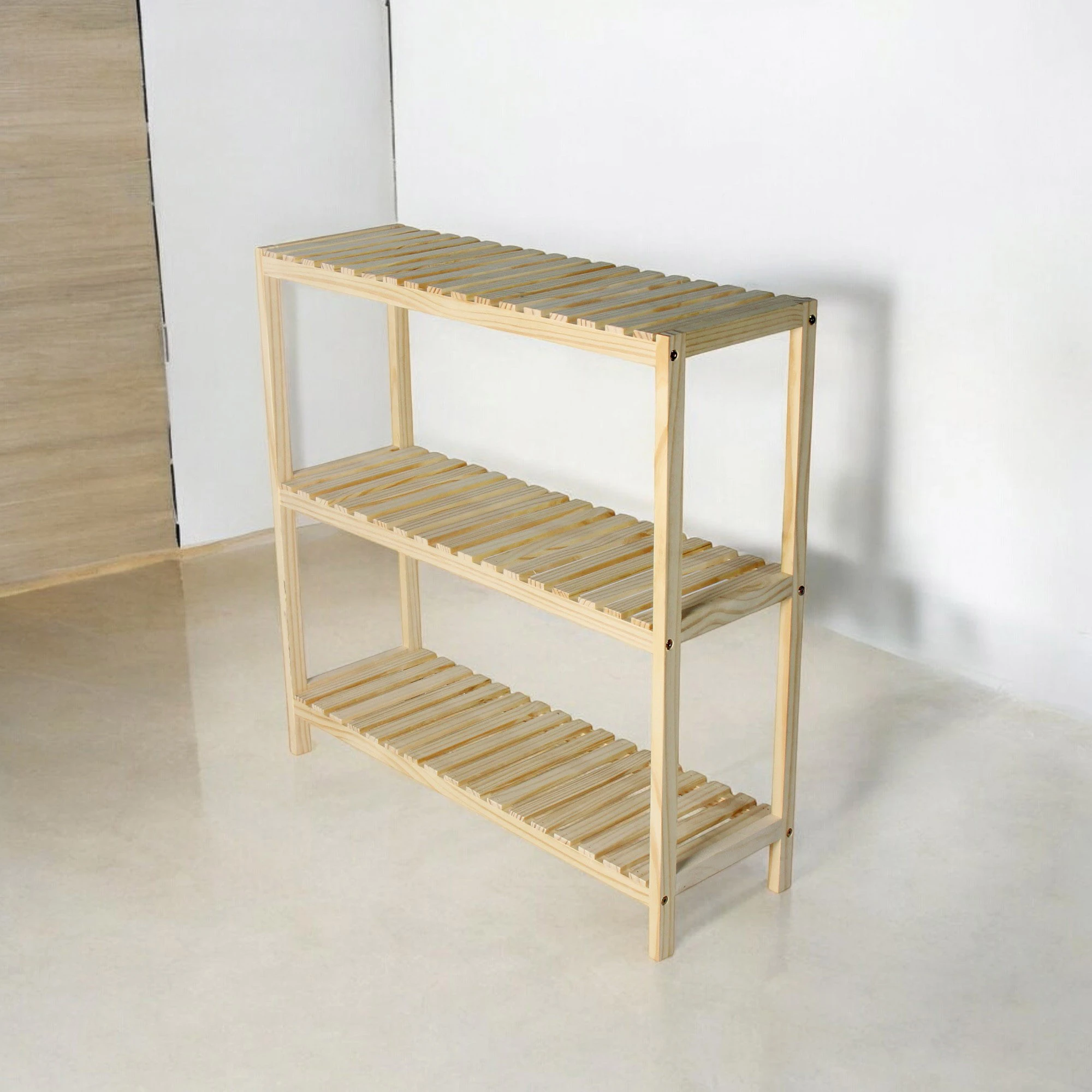 Kệ Dép Gỗ 3 Tầng Pine Lắp Ráp Made4Home 14 Kệ Dép Gỗ 3 Tầng Pine Lắp Ráp Made4Home