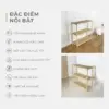 Kệ Dép Gỗ 3 Tầng Pine Lắp Ráp Made4Home 7 Kệ Dép Gỗ 3 Tầng Pine Lắp Ráp Made4Home