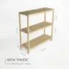 Kệ Dép Gỗ 3 Tầng Pine Lắp Ráp Made4Home 9 Kệ Dép Gỗ 3 Tầng Pine Lắp Ráp Made4Home