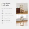 Kệ Đa Năng 4 Tầng Gỗ Thông 8 Kệ Đa Năng 4 Tầng Gỗ Thông