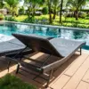 Ghế Nằm Hồ Bơi Mây Nhựa Faro
