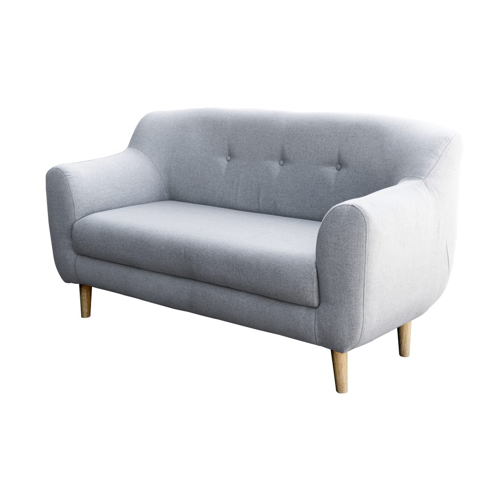 Sofa Agnes 1m4 – Ghế Sofa Nhỏ Gọn, Nệm Êm, Khung Gỗ Tự Nhiên