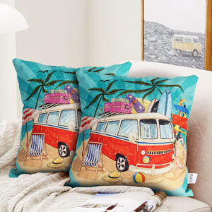 Vỏ gối vải cotton Summer - Hình thú