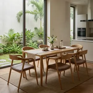 Bộ Bàn Ăn Gỗ Latus-Ash