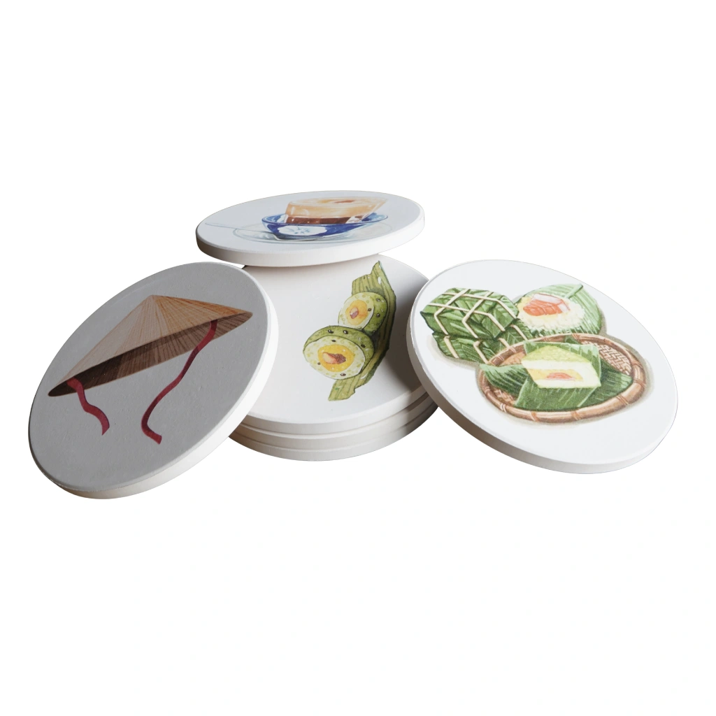 Đế Lót Ly Bằng Sứ 26 Đế Lót Ly Bằng Sứ - Ảnh 26