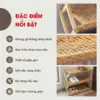 Kệ Dép Gỗ Zích Zắc 3 Tầng Pine Lắp Ráp - Vàng