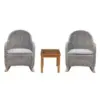 Bộ Bàn Ghế Bập Bênh Mây Nhựa Milan 3 Bộ Bàn Ghế Bập Bênh Mây Nhựa Milan