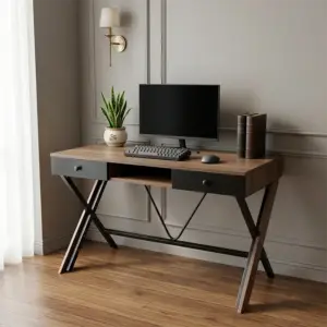 Home 30 Bàn làm việc Bertha - Gỗ MDF chống trầy, có hộc tiện lợi