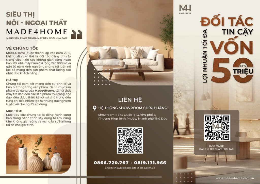Made4Home tham gia Triển lãm VietBuild 2024 từ 23-27/10 tại Sân vận động Phú Thọ 9 Made4Home tham gia Triển lãm VietBuild 2024 từ 23-27/10 tại Sân vận động Phú Thọ