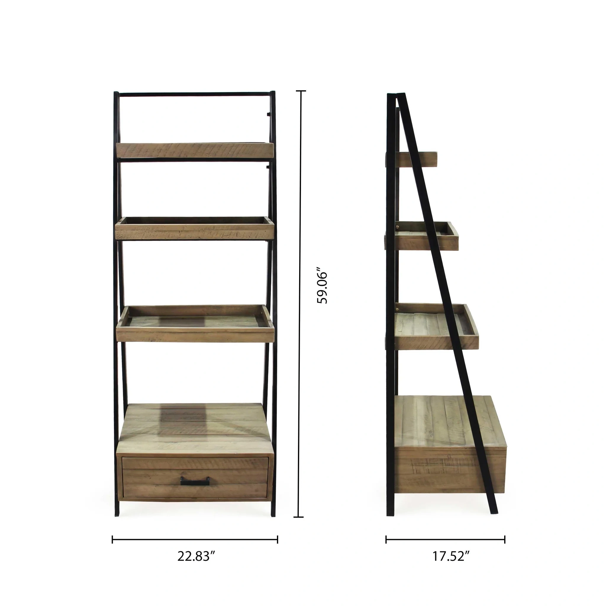 Giá sách 4 tầng gỗ keo 3 Giá sách 4 tầng gỗ keo - Ảnh 3
