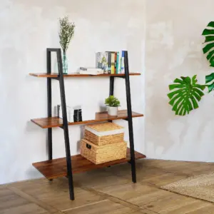 Giá sách gỗ nguyên khối Vejle Etagere