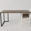 Bàn làm việc kèm hộc Gray- Gỗ MDF phủ Melanin chống trầy 20 Bàn làm việc kèm hộc Gray- Gỗ MDF phủ Melanin chống trầy