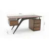 Bàn làm việc Soar gỗ MDF phủ Melamine chống thấm nước, chống trầy Made4Home