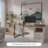 Bàn làm việc kèm hộc Gray- Gỗ MDF phủ Melanin chống trầy 13 Bàn làm việc kèm hộc Gray- Gỗ MDF phủ Melanin chống trầy