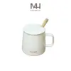 Ly Cốc Sứ Họa Tiết Simple - Trắng