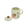 Ly Cốc Sứ Strawberry - Hồng - 300ml