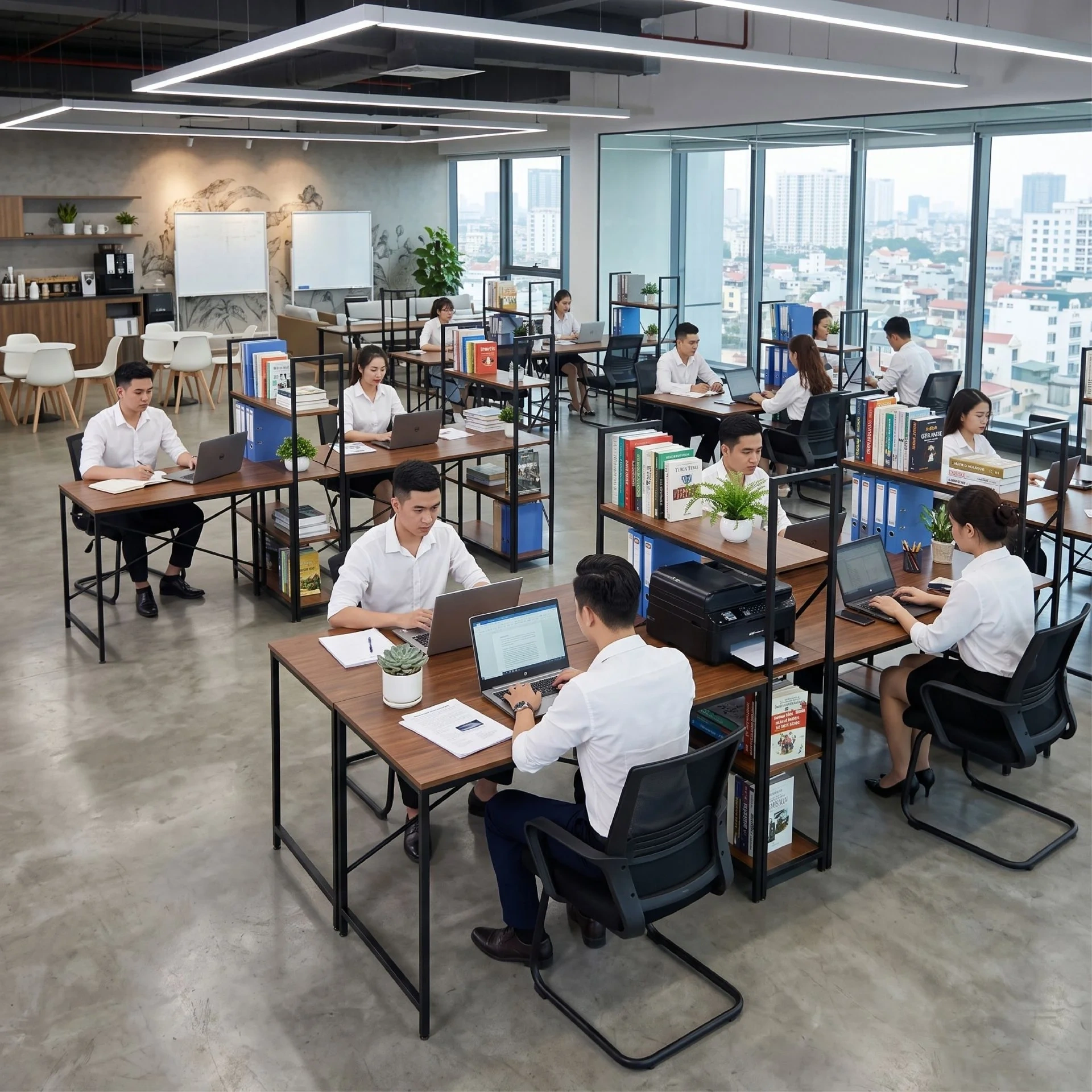 Bàn Làm Việc Lymon – Gỗ MDF - Chân Sắt Sơn Tĩnh Điện 35 Bàn Làm Việc Lymon – Gỗ MDF - Chân Sắt Sơn Tĩnh Điện