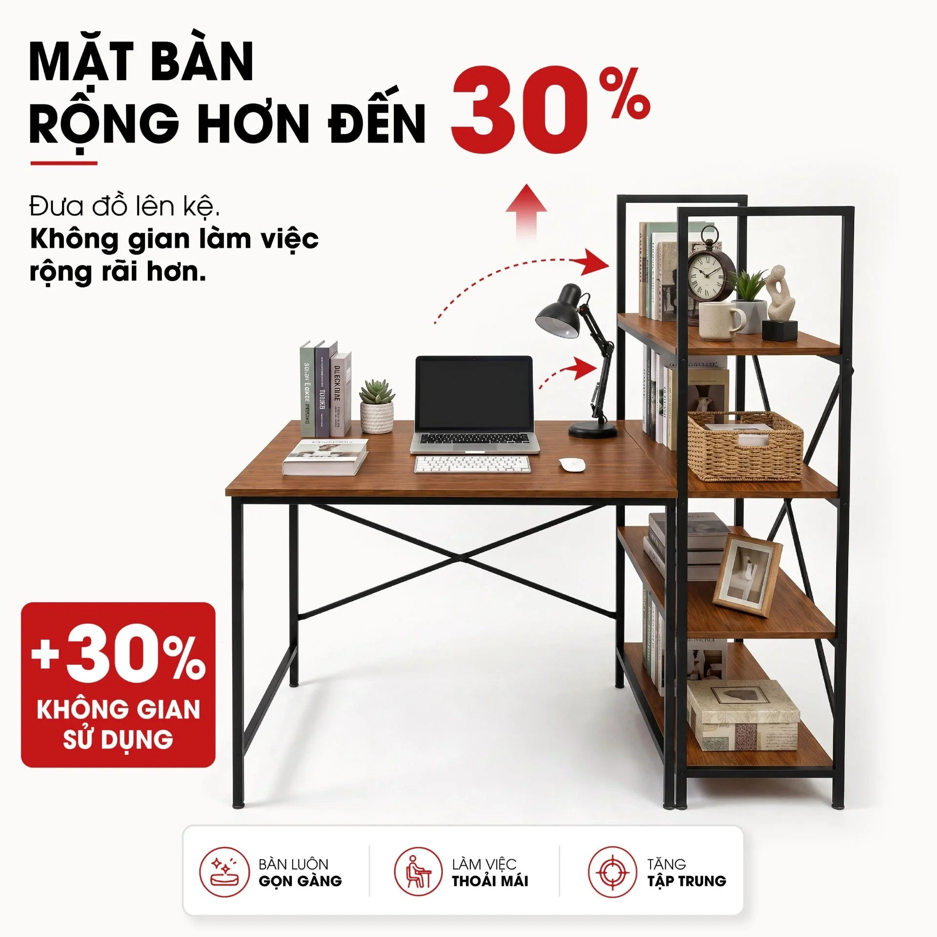 Bàn Làm Việc Lymon – Gỗ MDF - Chân Sắt Sơn Tĩnh Điện 32 Bàn Làm Việc Lymon – Gỗ MDF - Chân Sắt Sơn Tĩnh Điện