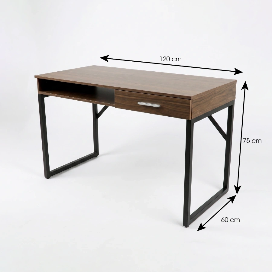 Bàn làm việc Channay gỗ MDF chân sắt – Thiết kế đơn giản hiện đại 2 Bàn làm việc Channay gỗ MDF chân sắt – Thiết kế đơn giản hiện đại - Ảnh 2