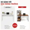 Bàn Làm Việc Lymon – Gỗ MDF - Chân Sắt Sơn Tĩnh Điện 27 Bàn Làm Việc Lymon – Gỗ MDF - Chân Sắt Sơn Tĩnh Điện