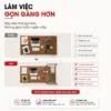 Bàn Làm Việc Lymon – Gỗ MDF - Chân Sắt Sơn Tĩnh Điện 25 Bàn Làm Việc Lymon – Gỗ MDF - Chân Sắt Sơn Tĩnh Điện