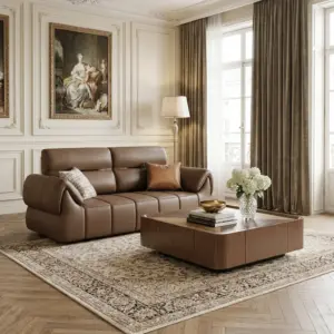 Home 64 Sofa da Petitt 1m8 – Thiết kế nhỏ gọn, chất liệu bền đẹp cho không gian sống hiện đại | M4H