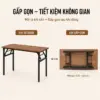 Bàn Làm Việc Gấp Gọn Bruno 120x60 – Thiết Kế Tiện Lợi, Chân Sắt Chắc Chắn, Mặt Gỗ MDF Cao Cấp 18 Bàn Làm Việc Gấp Gọn Bruno 120x60 – Thiết Kế Tiện Lợi, Chân Sắt Chắc Chắn, Mặt Gỗ MDF Cao Cấp