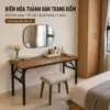 Bàn Làm Việc Gấp Gọn Bruno 120x60 – Thiết Kế Tiện Lợi, Chân Sắt Chắc Chắn, Mặt Gỗ MDF Cao Cấp 19 Bàn Làm Việc Gấp Gọn Bruno 120x60 – Thiết Kế Tiện Lợi, Chân Sắt Chắc Chắn, Mặt Gỗ MDF Cao Cấp
