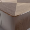 Bàn Trà Glovia Gỗ Veneer Óc Chó – Thiết Kế Hiện Đại, Bo Góc An Toàn