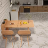 bộ bàn ăn gỗ tự nhiên Lyria