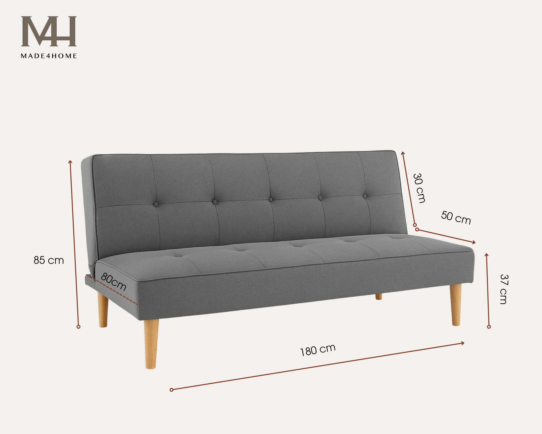 Ghế Sofa Bed Godwin – Gập Mở Tiện Lợi, Chất Liệu Cao Cấp. 10 Sofa bed Godwin