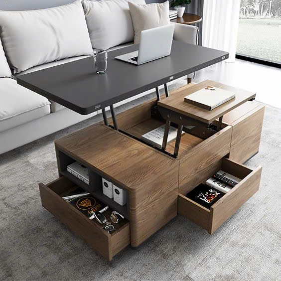 Bàn gỗ thiết kế đơn giản nhiều công năng Bàn gỗ thiết kế đơn giản nhiều công năng