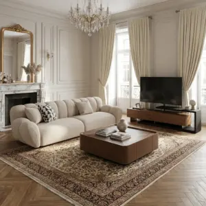 Home 62 Sofa Cosyne – Sofa vải nhung bền đẹp, form dáng hiện đại, khung gỗ chắc chắn