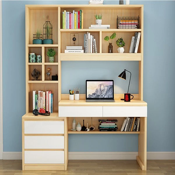 Bàn học có giá sách, hộc tủ Bàn học có giá sách, hộc tủ