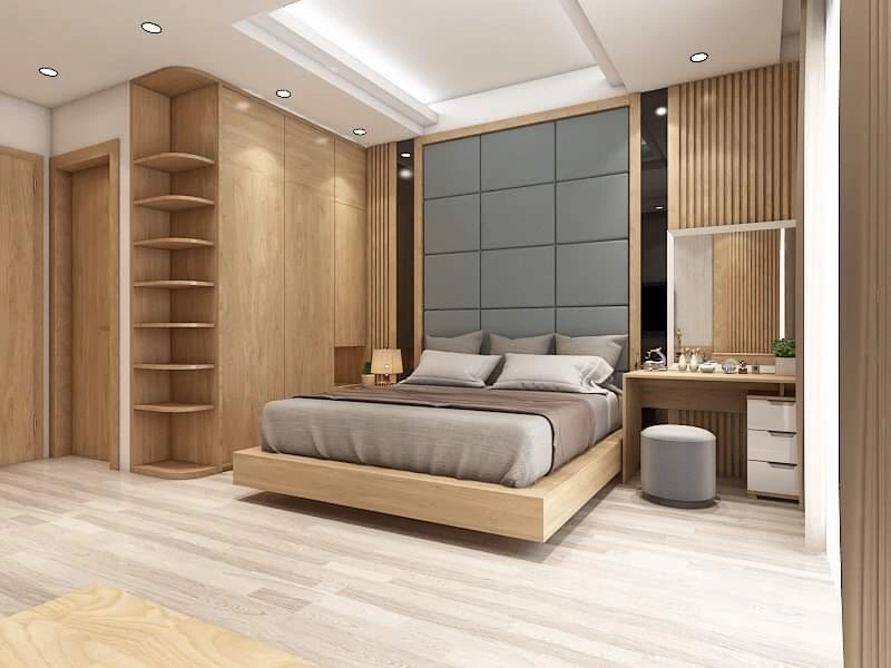 Thiết kế phòng ngủ gỗ Melamine Thiết kế phòng ngủ gỗ Melamine