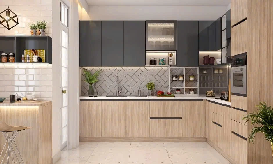 Mẫu tủ bếp đẹp đơn giản Mẫu tủ bếp đẹp đơn giản