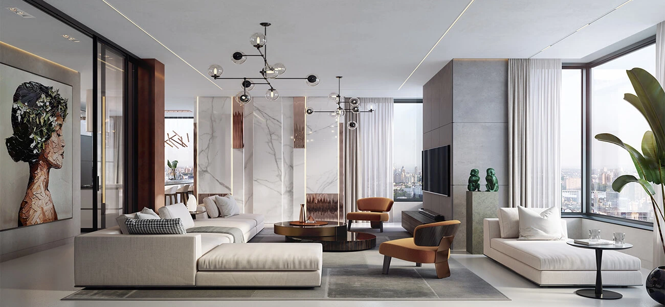 Phong cách thiết kế nội thất hiện đại (Modern)